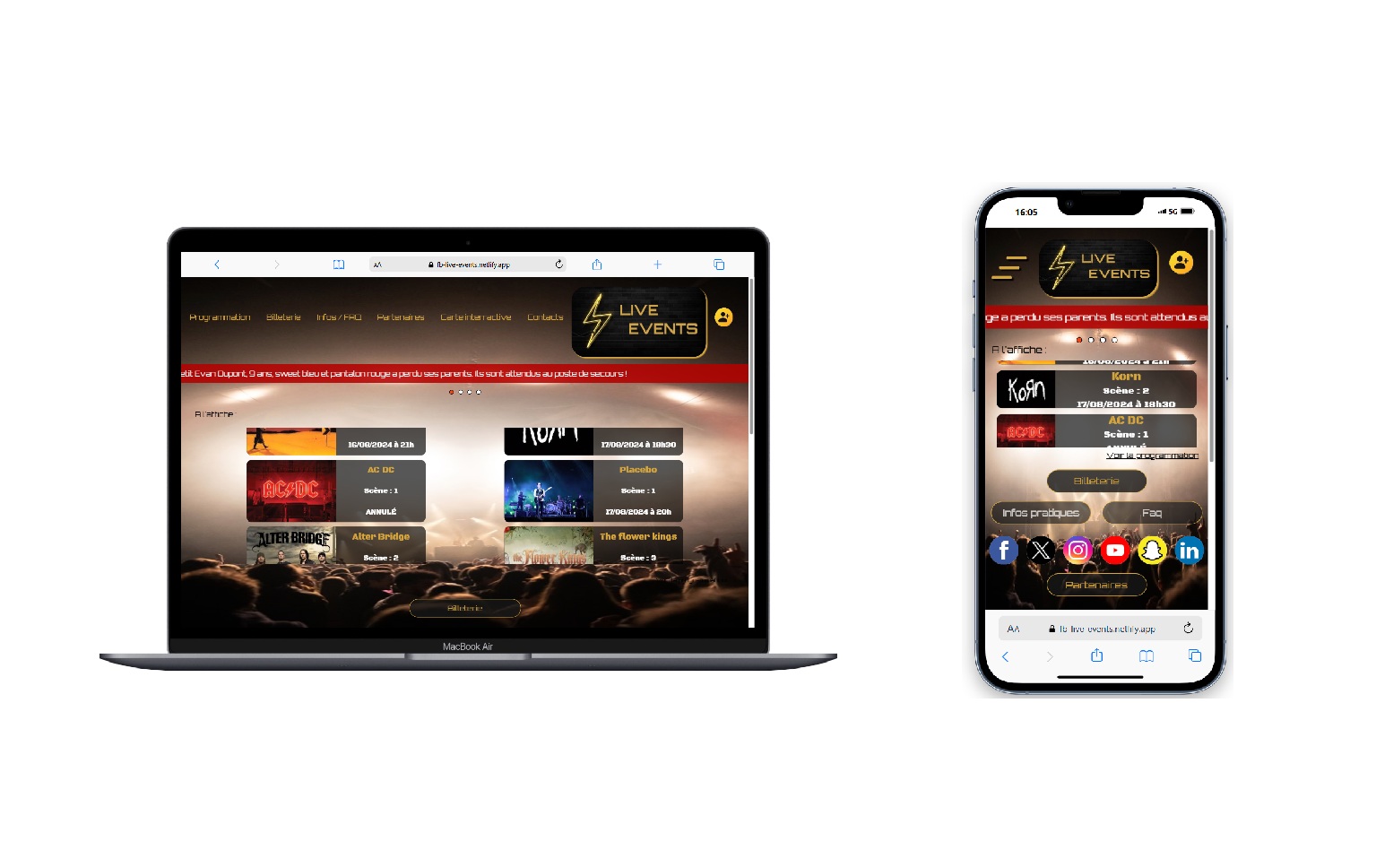 exemple 2 de site web