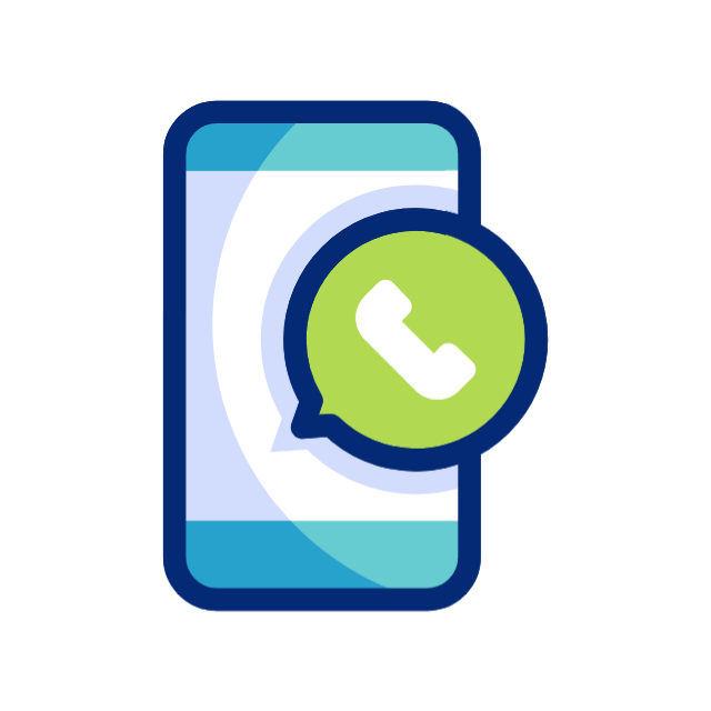 logo d'un téléphone animé